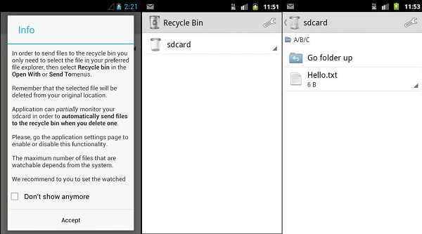 Recycle Bin App For Android Mobile Download