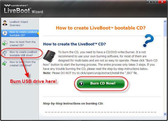 wondershare dvd creator burn fail