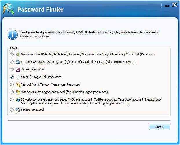forgot outlook password windows 10