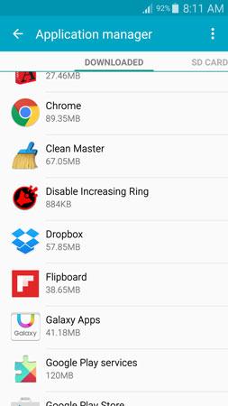 Remove Google Chrome from Android