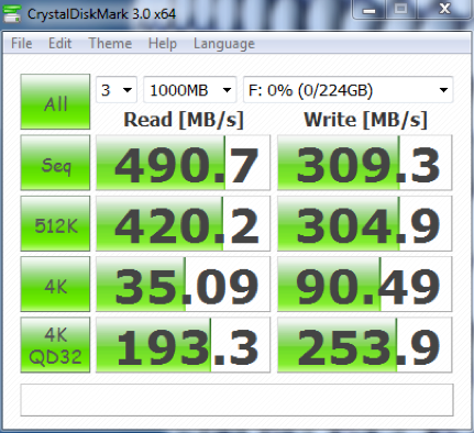 crystal disk mark ssd test