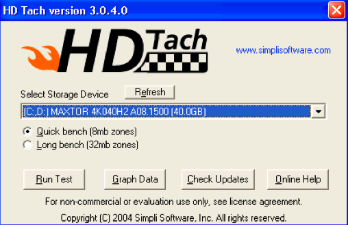 Hard Disk Speed Test for Windows-HD Tack-3