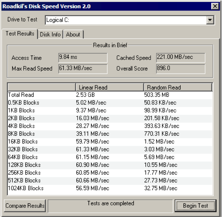 RoadKil Speed test for Windows-2