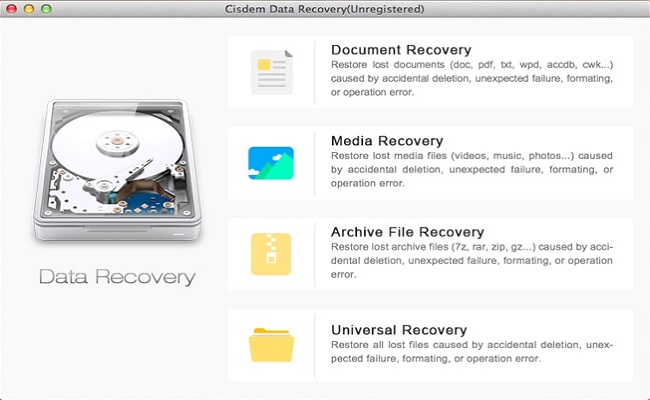 Cisdem DataRecovery for Mac