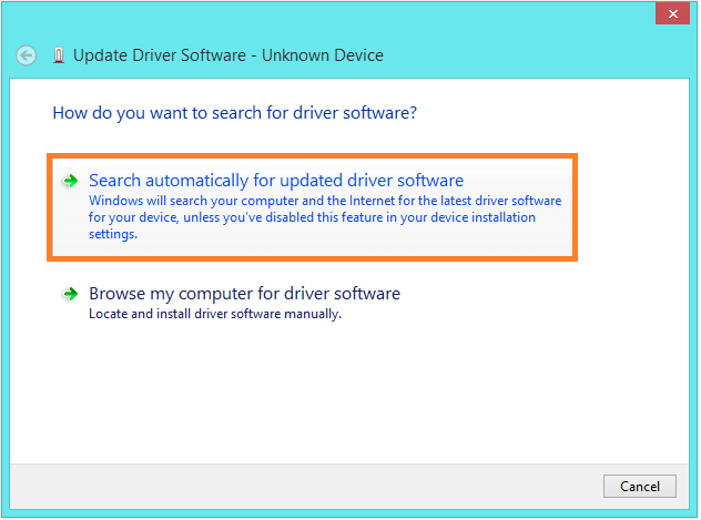 fix blue screen bad pool caller 0x00000c2 due to out of dated hardware driver step 4