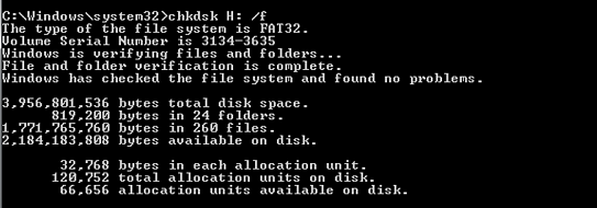 Scan hard disk errors to fix blue screen stop 0x0000003b