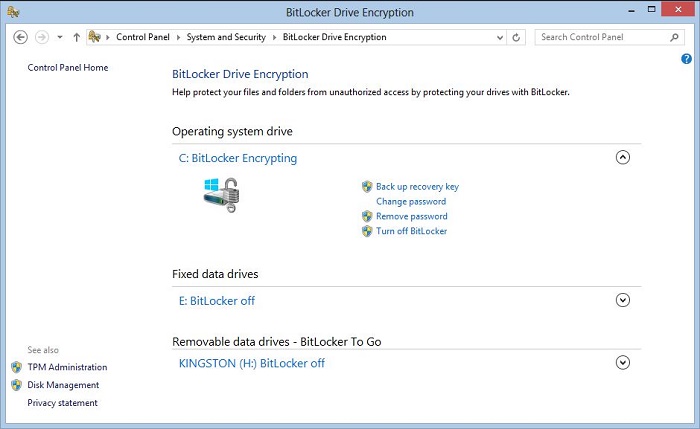 what is bitlocker drive encryption