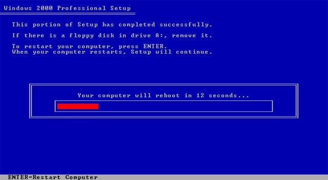 Reboot computer to fix Blue Screen STOP 0x00000014 Error