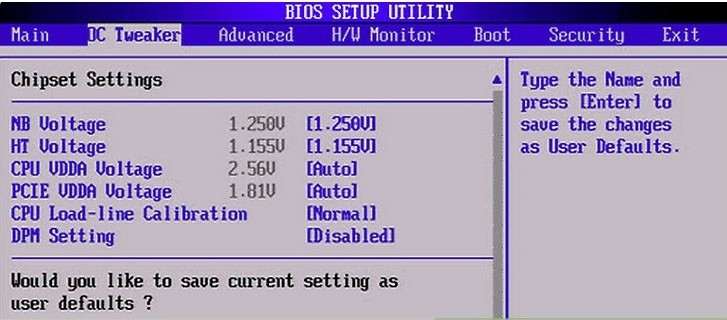 configurare le impostazioni del BIOS per risolvere l'errore Blue Screen STOP 0x00000014