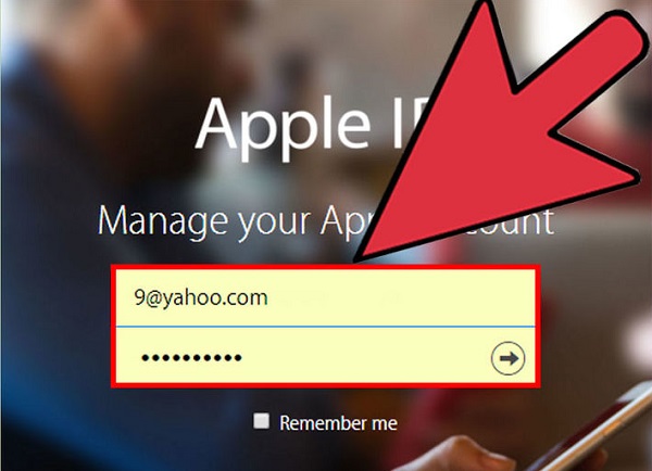 Atur ulang Email ID Apple