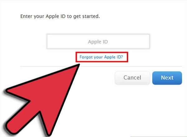 Atur ulang Email ID Apple