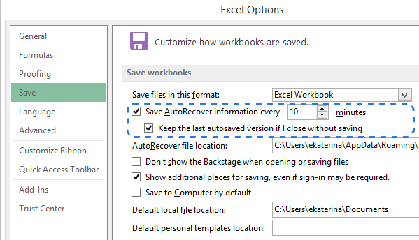 excel file recovery