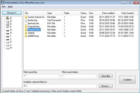 Undelete Freeware - FreeUndeleted