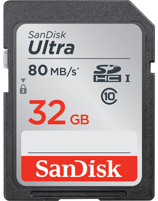 tarjeta de memoria sandisk ultra sdhc