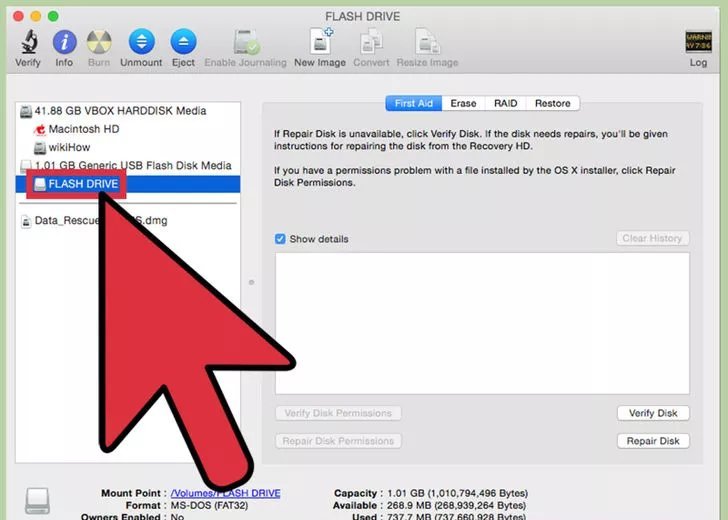 how to format usb drive in a mac