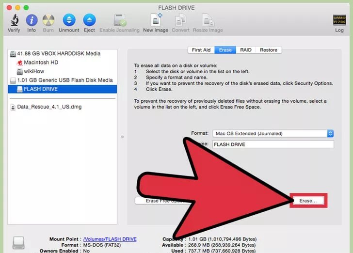 formatting a windows usb for mac use