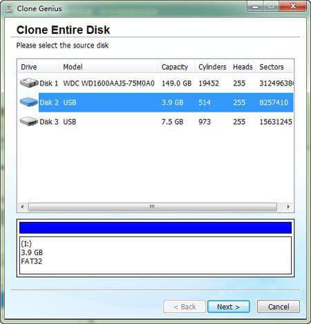 usb image tool difference between pull and clone