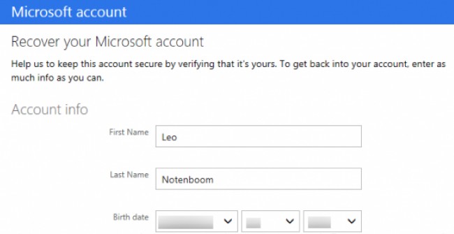 hotmail backup email acccount