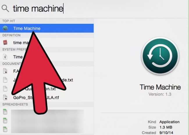 backup Data with Time Machine before users restore Mac to factory settings-4
