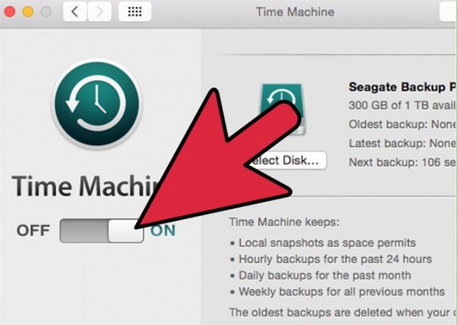 backup Data with Time Machine before users restore Mac to factory settings-6