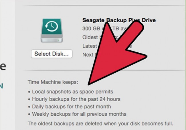 backup Data with Time Machine before users restore Mac to factory settings-7