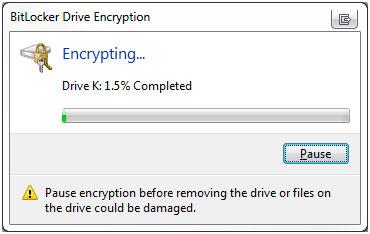 encrypt a flash drive