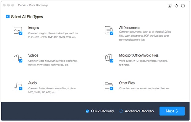 Top 5 data recovery software for Mac OS X-Do Your Data Recovery for Mac Free