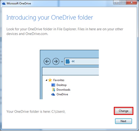 add folder to onedrive backup