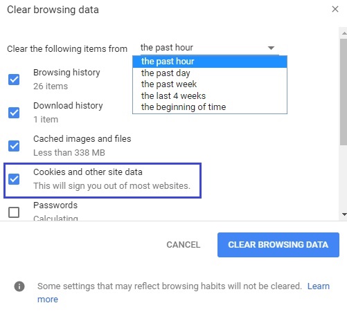 How to Erase Cookies in Web Browser on Windows