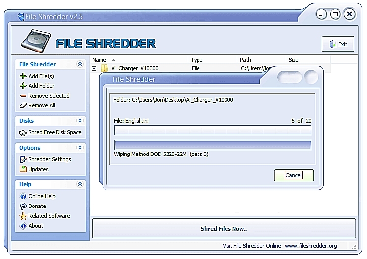 download file shredder 2.0