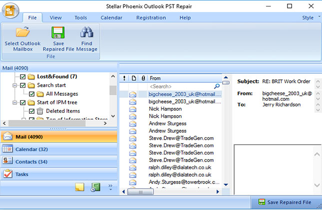 Outlook 2013 pst repair tool