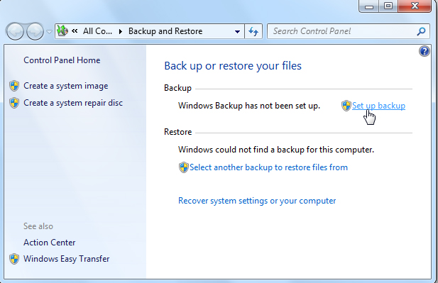 data guardian backup windows 7