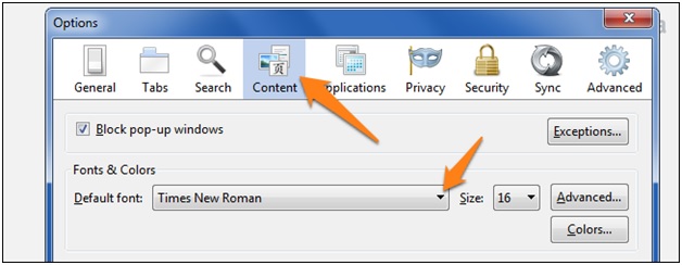 How to Change Font Type and Color Displayed on a Web Page