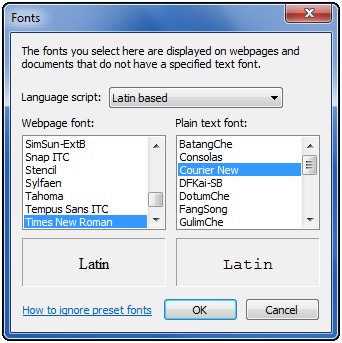 How to Change Font Type and Color Displayed on a Web Page