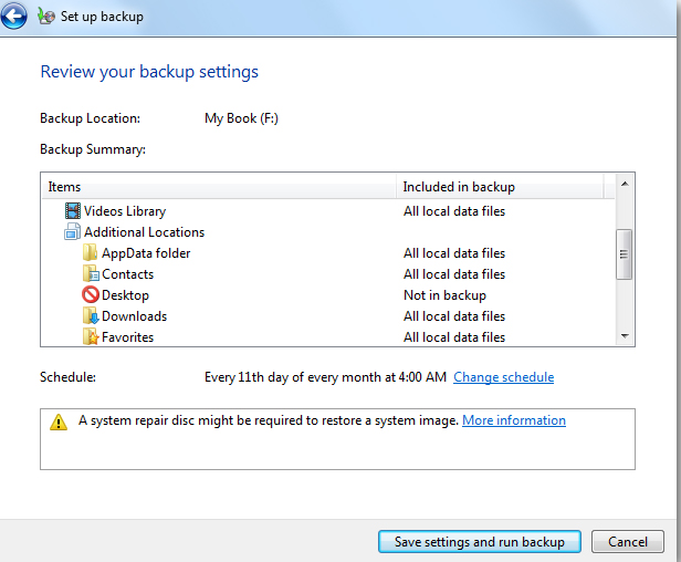 How to Use Windows 7 Backup and Restore Feature