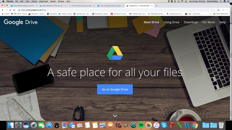 add files to backup and sync google drive