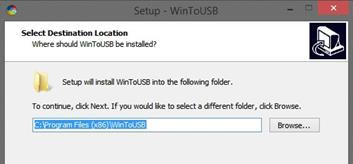 how to use wintousb to make a windows 10 usb drive