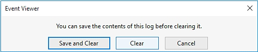 How To Completely Clear Windows Event Log