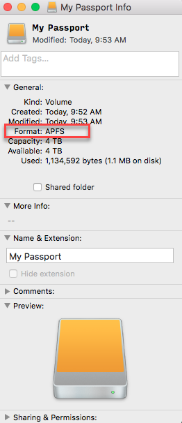 format wd drive for mac