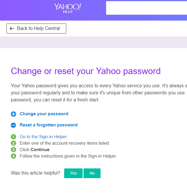 yahoo mail requires phone number