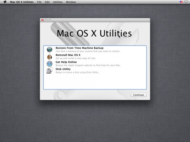 Os x recovery mode