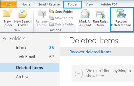 Cómo Recuperar Emails Eliminados de Forma Permanente en Outlook