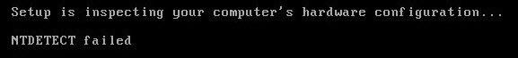 Cómo Reparar el error de Ntdetect Fallido