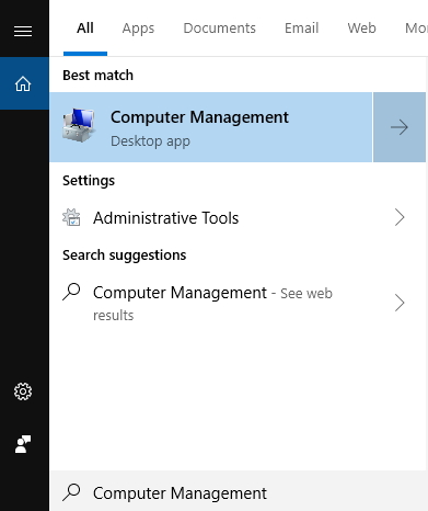 Windows + S