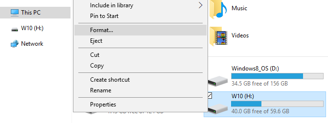 format flash drive for windows