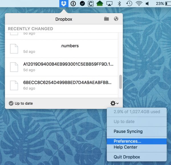 connect dropbox business and personal on mac in finder