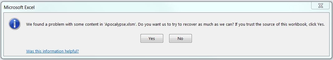 How to Repair and Recover .XLS/.XLSX File