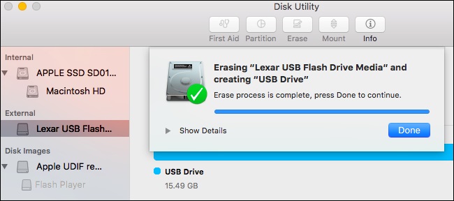 format thumb drive mac