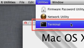 تشغيل Terminal mac
