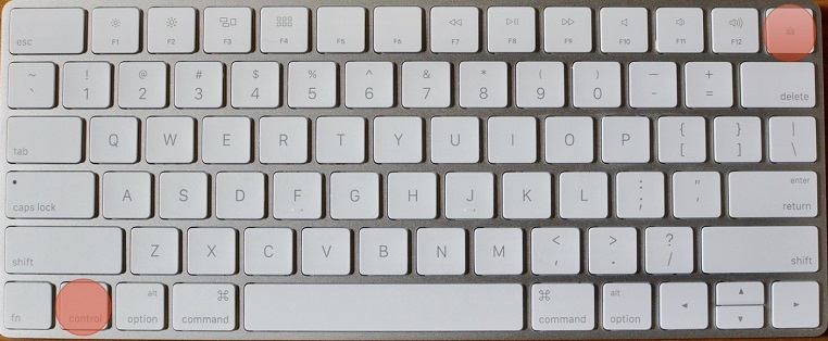 command keys to restart mac